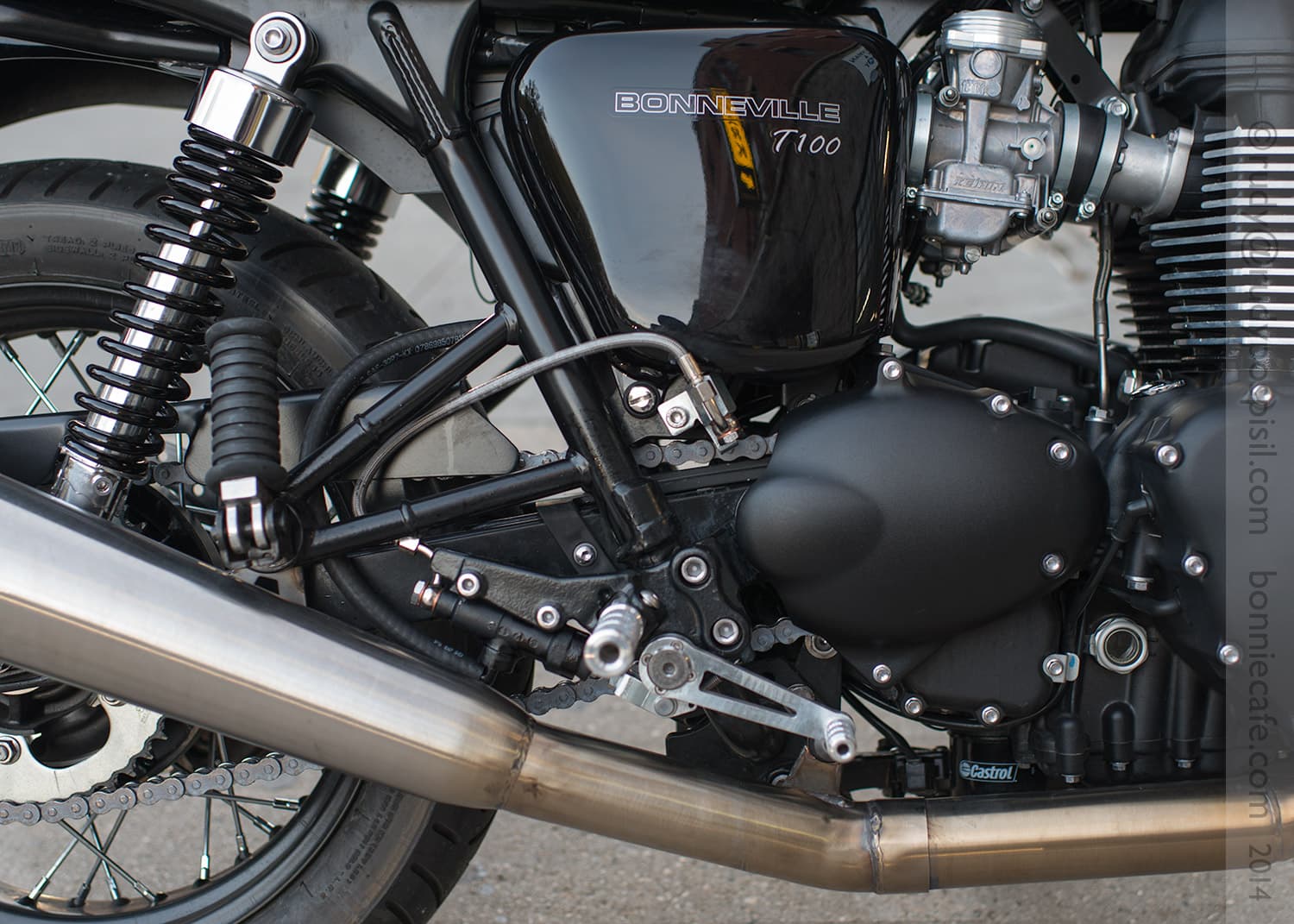 BONNIE MOD UPDATE Dime City Cycles Rear Set