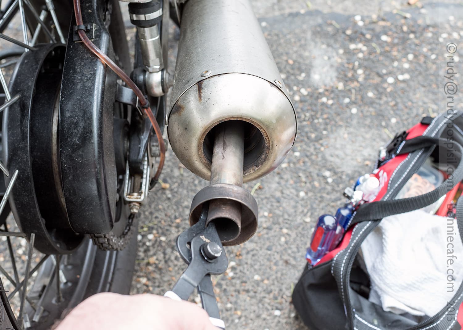 BONNIE MOD UPDATE TEC 2-1 Exhaust with Baffle Removed